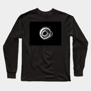 scribble circle Long Sleeve T-Shirt